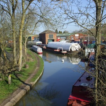 Then and Now: The Oxford Canal Near Brinklow