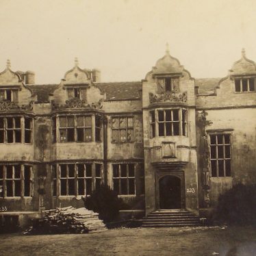The Priory at the time of demolition, c. 1926. | Warwickshire County Record Office reference CR 1308/4