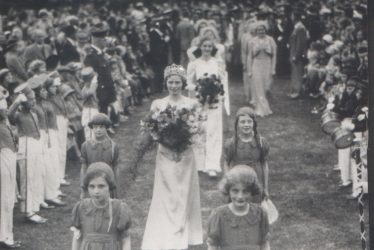 Photos of Nuneaton Carnival Queens, 1930s
