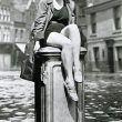 Photo of Nuneaton's Mermaid in the Floods of 1932