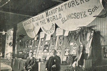 Photo of Slingsby's silk manufacturers, Nuneaton - Exhibition Stand