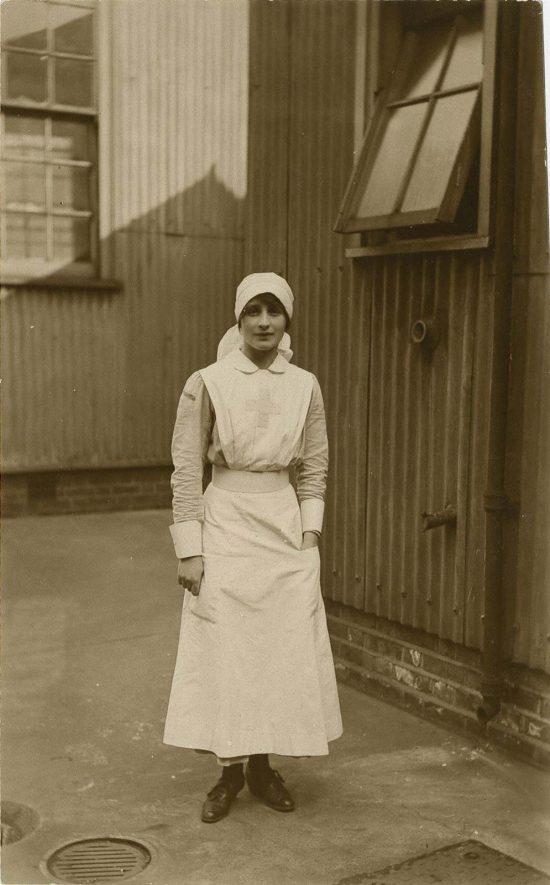 Vera Brittain in VAD uniform, c. 1915-1919 | William Ready Division of Archives and Research Collections, McMaster University Library, Hamilton, Canada