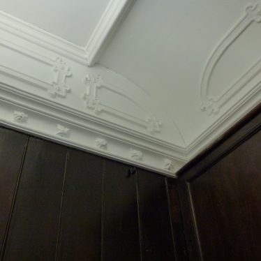 Panelling and ceiling. | Picture by Robert Pitt