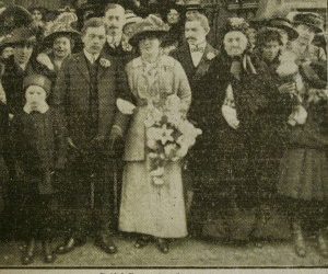Belgian Refugees Wed at St. Marie's Church, Rugby