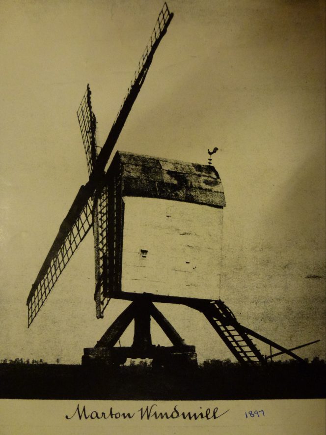 Marton Windmill as photographed in 1897 | Warwickshire County Record Office Ref. PH1035  A6952