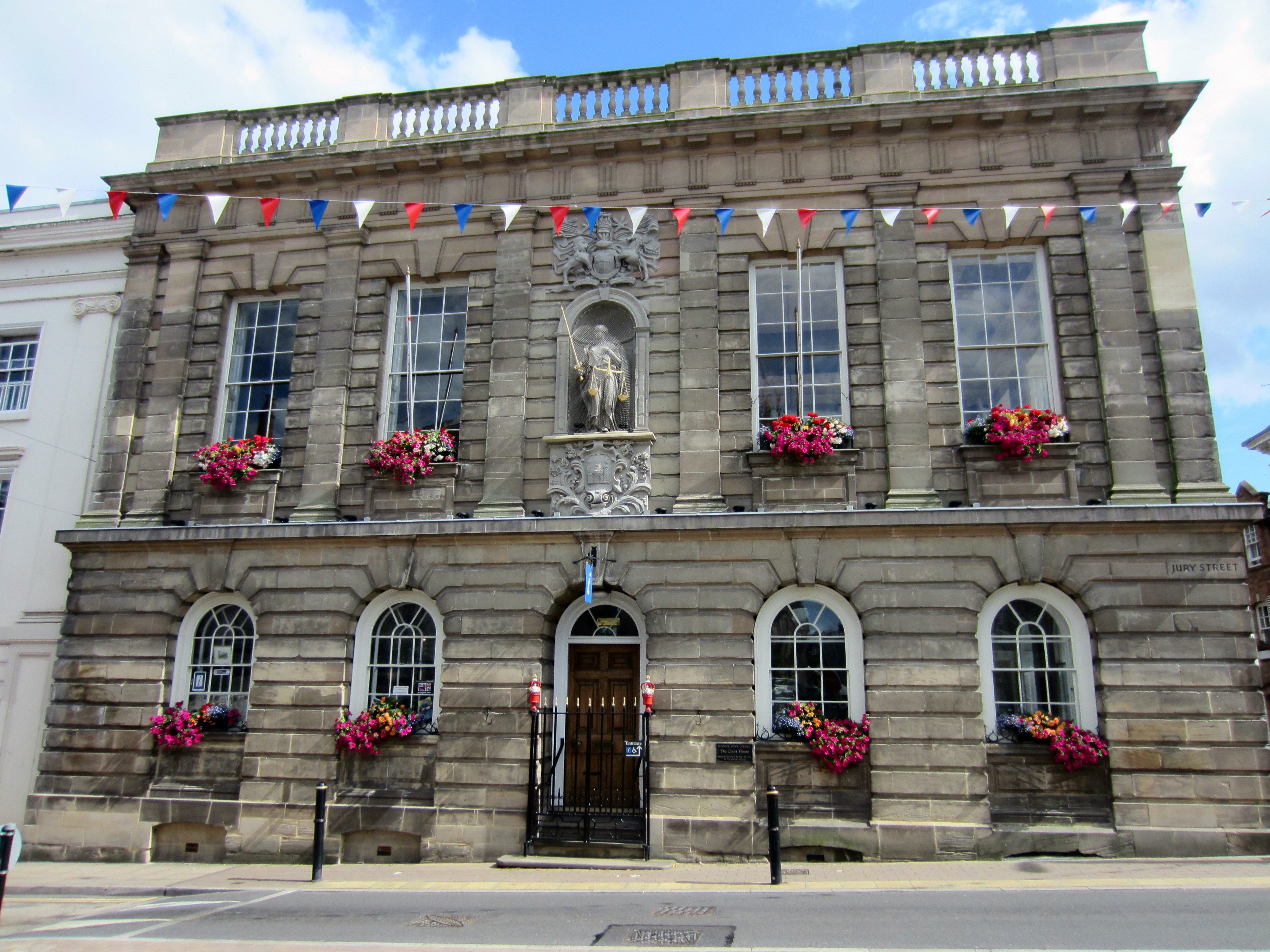 Outside the Warwick Court House Our Warwickshire