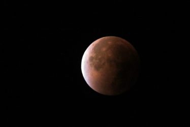 Lunar Eclipse Over Warwickshire