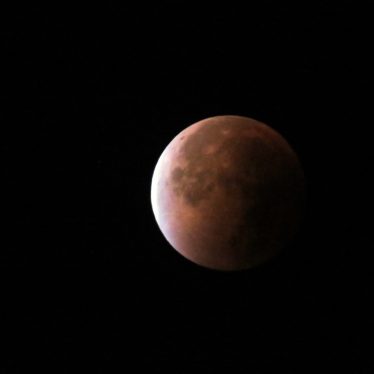 Lunar Eclipse Over Warwickshire