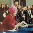 The Queen Mother Opens the Shire Hall Extension
