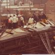 Nuneaton.  Train Crash in Colour