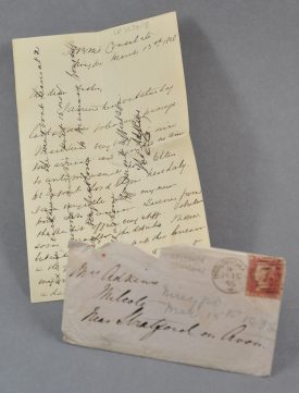 An Adkins letter. | Warwickshire County Record Office reference CR3554/18