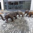 Leamington Spa.  The Three Graces Elephants