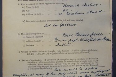 Researching the Military Tribunals in Warwickshire