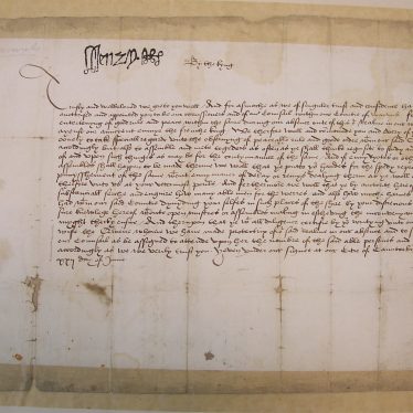 Signet Warrant of Henry VIII to the Commissioners of Warwickshire