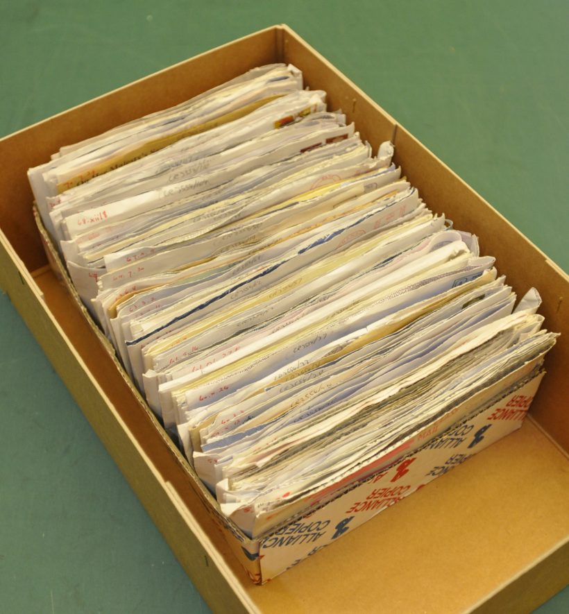 The Adkins letter collection. | Warwickshire County Record Office reference CR3554