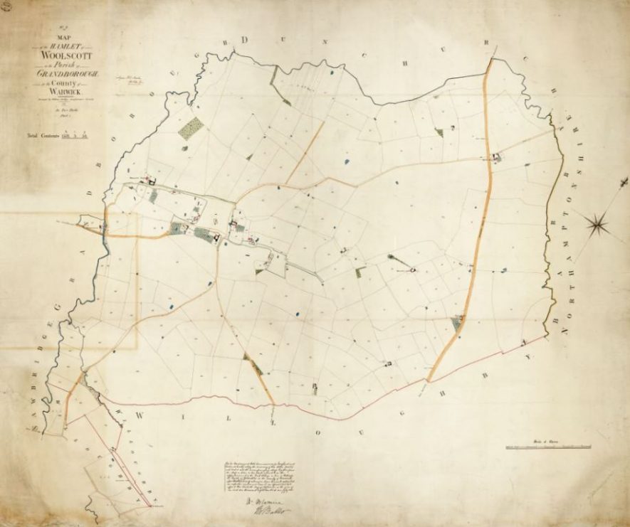 Grandborough's First Class Tithe Map - Our Warwickshire