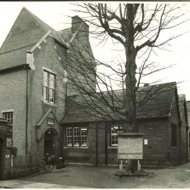 Rugby Borough Library - external photograph 1955. | Reproduced by permission of Rugby Library. Photographer V.W. Long