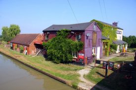 The Wharf Inn, formerly the George & Dragon, at Fenny Compton. | © Copyright Steve Daniels and licensed for reuse under  the Creative Commons Attribution-ShareAlike 2.0 Generic license. originally uploaded to geograph.org.uk