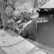 Diver Helps Repair Bridge at Coleshill