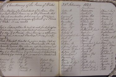 Southam's Commemoration of the Royal Christening, 1842
