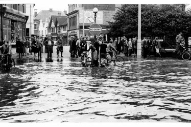 Photos of Nuneaton Floods, 1958