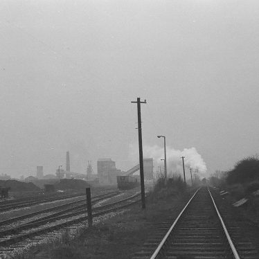 A view of the railway sidings serving the colliery | Image courtesy of David Cull