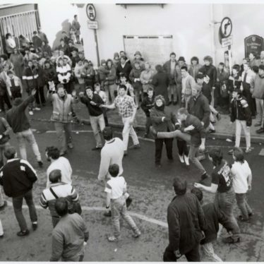 Ball Game, 1988 | Photo courtesy of Friends of Atherstone Heritage