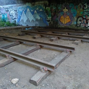 Old Rugby Central Station, recent track feature. | Image courtesy of Barrie Meyler