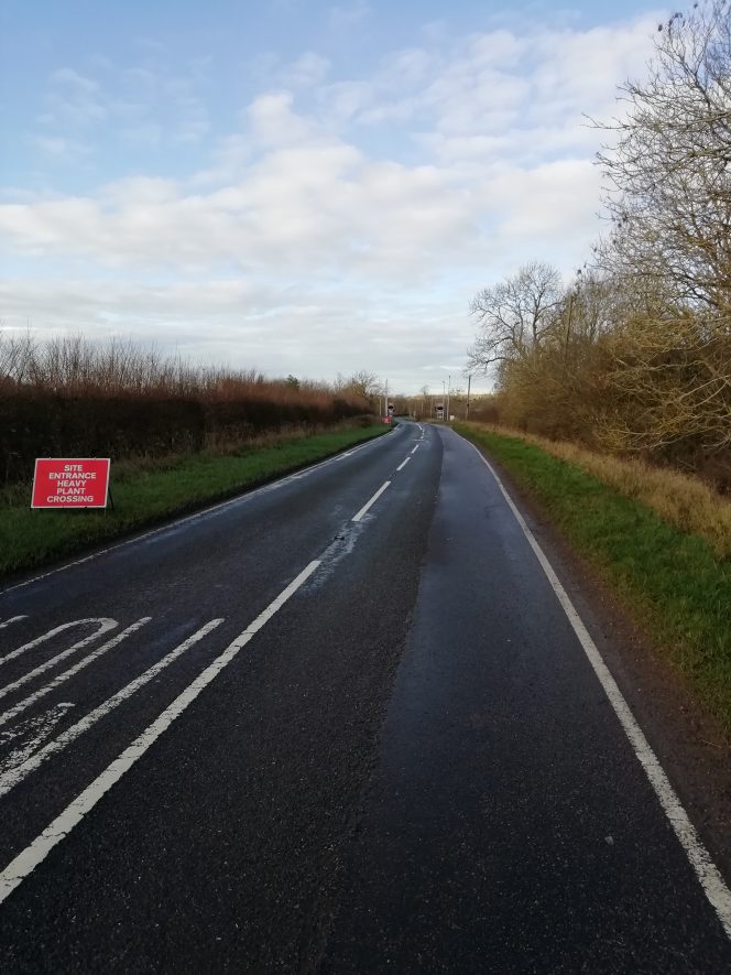 Turnpike road from Upton to Wellesbourne | Image courtesy of Gary Stocker.