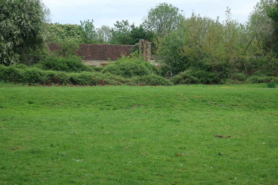 Medieval Rubbish pit found in Priory Park | Image courtesy of Gary Stocker.