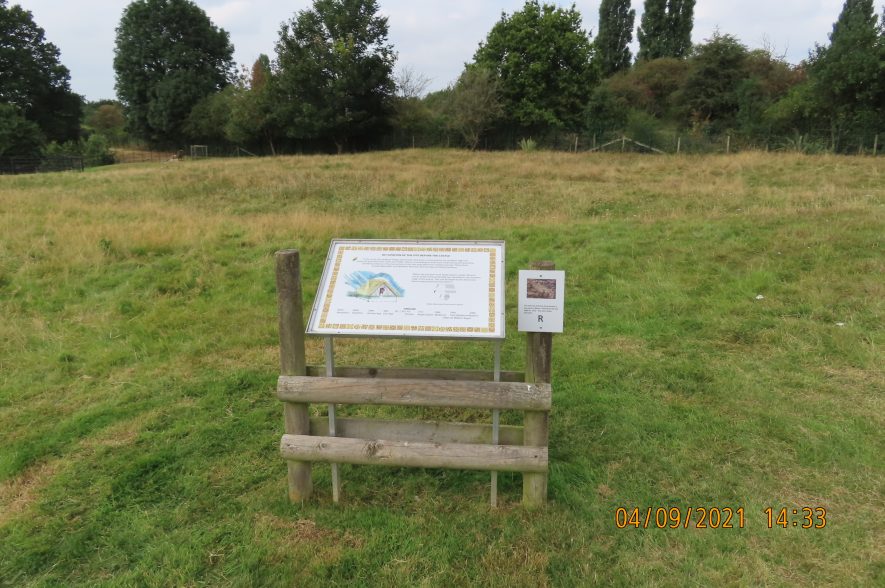 Site of Saxon Settlement to West of Baginton Church | Image courtesy of Gary Stocker.