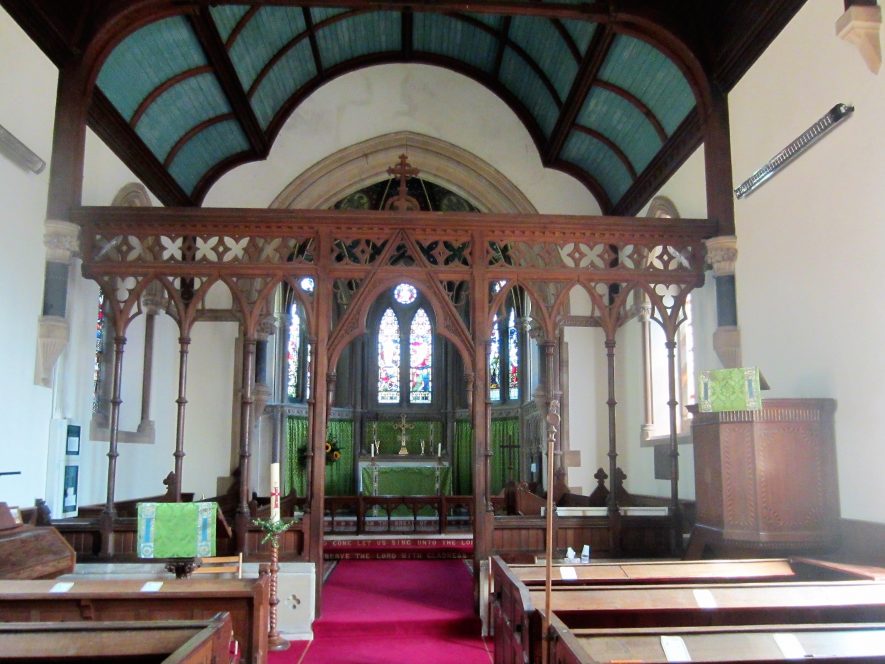 Church of St Leonard, Birdingbury interior, 2018 | Image courtesy of Anne Langley