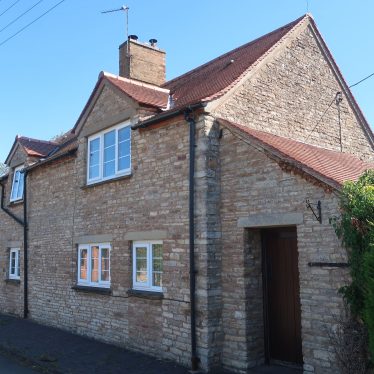 Old Smithy, now a redbrick detached house | Image courtesy of Gary Stocker, August 2020