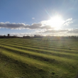 Ridge and furrow ploughing in the parish of Cherrington