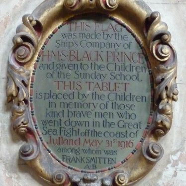 The memorial tablet at Knowle Parish Church. | Image courtesy of Julie Moores. 