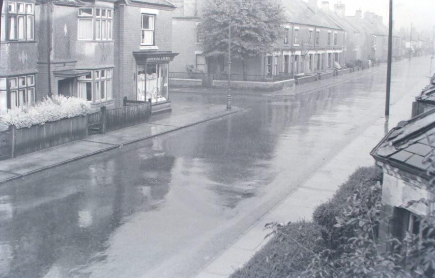 Photos of a Rainy Day in Edward Street, Nuneaton Our Warwickshire