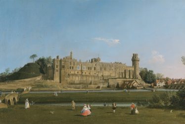 Canaletto, Warwick Castle and the County Record Office