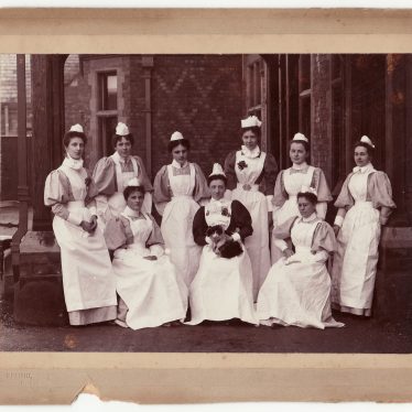 Nurses in Rugby | Image courtesy of Rugby Art Gallery and Museum