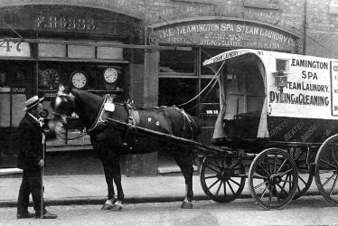Leamington Spa.  Steam laundry