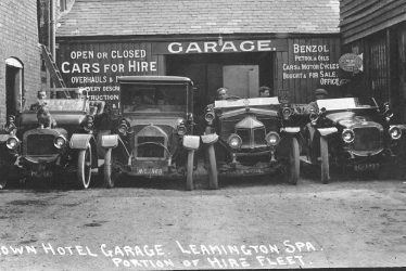 Leamington Spa.  Crown Hotel Garage