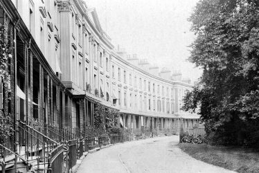 Leamington Spa.  Lansdowne Crescent