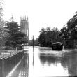 Leamington Spa.  Lower Parade under flood