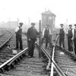 Leamington Spa.  Railway workers