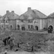 Leamington Spa.  Llewellyn Road, bomb damage