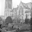 Leamington Spa.  All Saint's Church, bomb damage