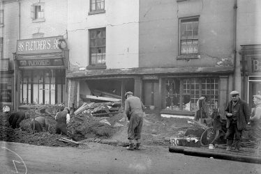 Leamington Spa. Regent Street, bomb damage