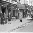 Leamington Spa.  Parade, bomb damage
