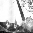 Leamington Spa.  Demolition of the mill chimney