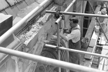 Leamington Spa.  All Saint's Church, repairs