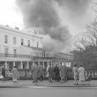 Leamington Spa.  Loft Theatre, fire